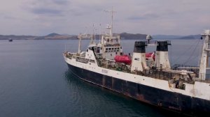 Большой автономный морозильный траулер "Сивинд-1 прибыл на ремонт .