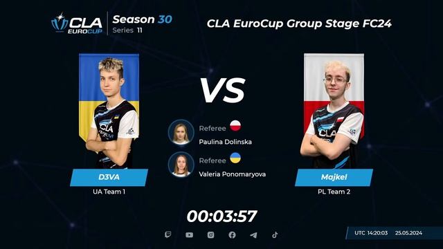 25.05.2024 ► CLA EuroCup Group Stage ► Season 30 ►Series 10-12 ► Group A смотреть онлайн