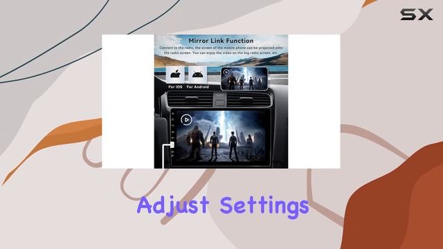 SIXTOP Single Din Car Stereo with Backup Camera 9 inch Touch Screen Radio Head Unit Multimedia смотреть онлайн