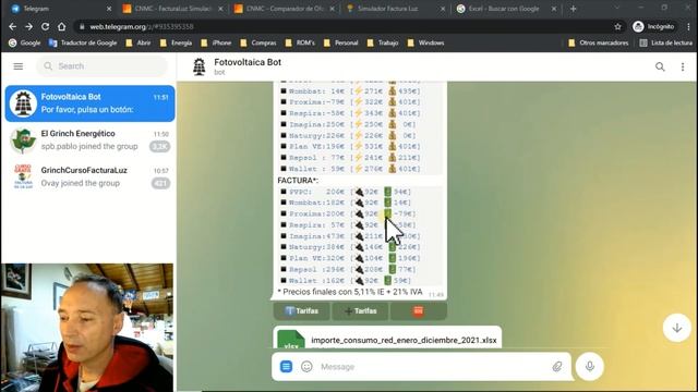🤖Robot Simulador de Facturas para Telegram y mucho más... Os presento a Fotovoltaica Bot ‼ смотреть онлайн