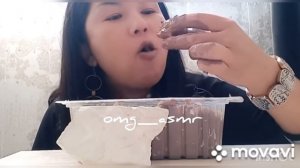 АСМР хруст мелом в пасте и сухим😍😍😍