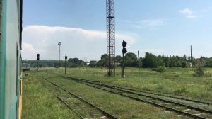 Унгены | Ungheni из окна поезда / View from the train window of the passenger train | Train Travel