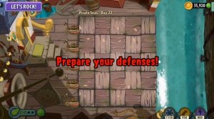 Как пройти в Растения против зомби 2 уровень 20 21 22 23 пиратская локация