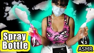 Masked ASMR - Let ME Cool You Off After Gym - Spray Bottles ASMR