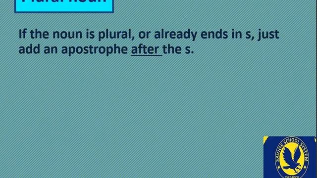 Grammar Pack: Rules of Apostrophe 's смотреть онлайн