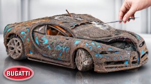 BUGATTI EB 110 vs BUGATTI CHIRON РЕСТОВРАЦИЯ МОДЕЛЬКИ АВТО