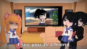 Yandere Taro reacts to Ayano []Yandere Simulator[] []Gacha Club[]