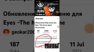 Tutorial How To Download Mod Eyes The Horror Game Mod Menu By: Geokar2006