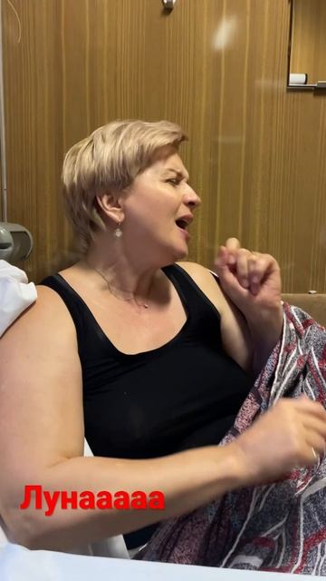 ПОЕМ В ПОЕЗДЕ/ с мамой на одной волне/ Луна из Любэ смотреть онлайн