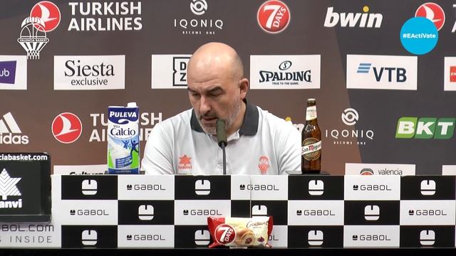 Jaume Ponsarnau pre J34 Turkish Airlines EuroLeague vs TD Systems Baskonia