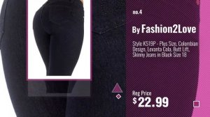 Diamante Plus Size Jeans [2018]: Style M1213P– Plus Size, Colombian Design, High Waist, Butt Lift,