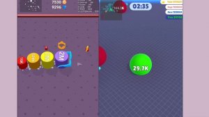 Cube Arena 2048 VS Ball io (Big numbers)