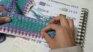 Manta de temperatura a crochet | Mi plan para el 2022 para no morir en el intento | Punto Musgo