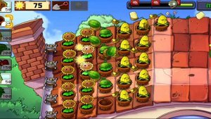 как пройти 9 уровень в растения против зомби крыша