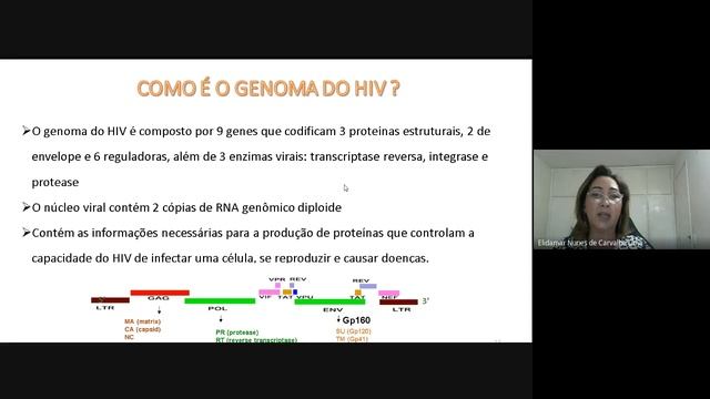 Análise de informação genômica de HIV - Elidamar Nunes // IIISdB смотреть онлайн