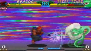 Marvel super heroes vs Street fighter - Akuma & Dark Sakura (Gameplay completa)