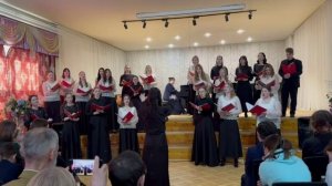 И. Лученок "Память сердца", поет хор студентов "Камертон" ЗабКУИ