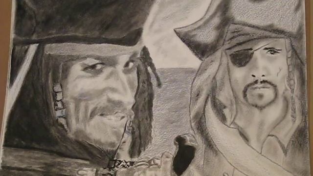 Paint Jack Sparrow and Will Turner as a Hardcore Pirate смотреть онлайн