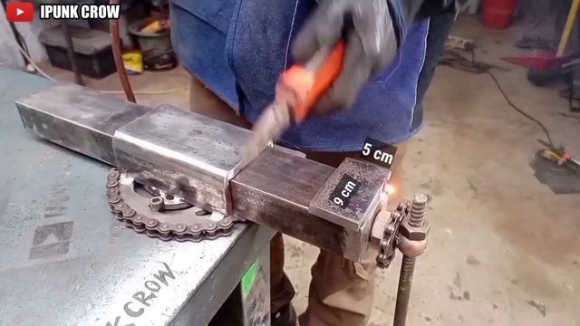 membuat ragum catok kuat dari gear motor смотреть онлайн