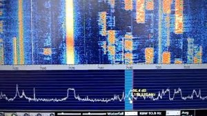 First test of my SoftRock RX Ensemble II SDR Receiver