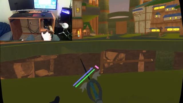 Casting in OrbusVR with Touch Controllers POV смотреть онлайн