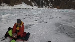 Байкал.  По льду от Ольхона до Листвянки.