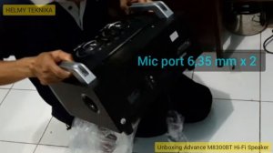 Unboxing Speaker Hi-Fi Advance M8300BT