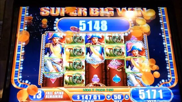 Napoleon & Josephine SUPER BIG WIN! WMS Slot Machine смотреть онлайн