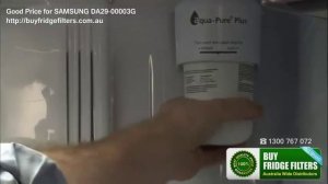 How to change  Samsung  Side by side  fridge  water filters?