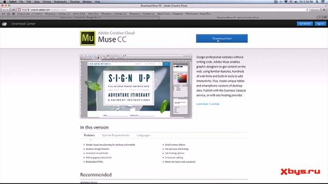 Урок-1.Установка полной версии Adobe Muse смотреть онлайн