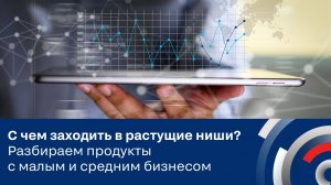 С чем заходить в растущие ниши? Разбираем продукты с малым и средним бизнесом