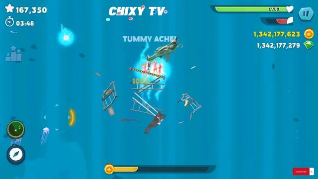 Hungry Shark Evolution - Prehistoric Electro Shark Max Level New Skin Mod All 27 Sharks Unlocked смотреть онлайн