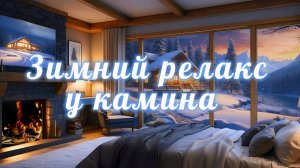 Идеальный фон для сна: звуки потрескивающих дров, шум вьюги и фоновые звуки. Ambient Sounds ASMR.