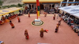 Танец Цам, танец буддийских лам в масках, монастырь Так Ток Гонпа.