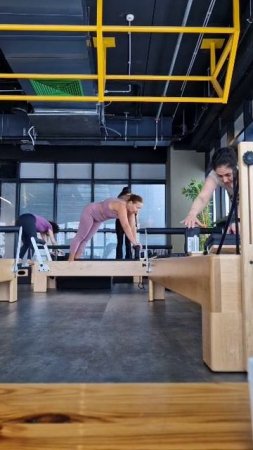 Pilates Reformer 💪🙂 | Пилатес на Реформере 🙏 #video #fun #love #workout #pilates #reformer #reels