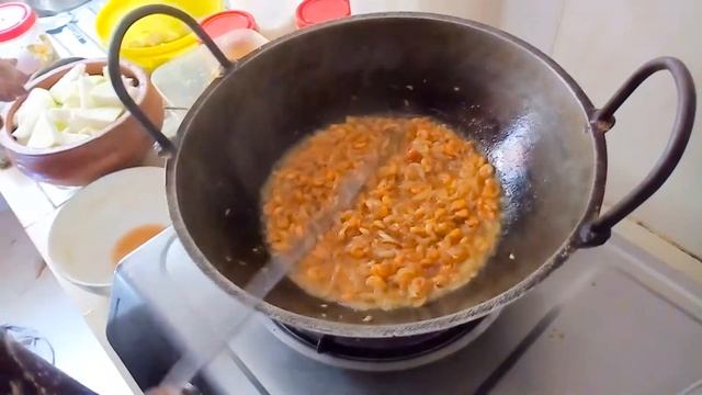 lau ar chingdi mach curry bangla deshi recipi