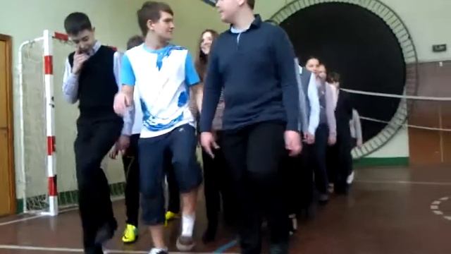 Одна из репетиций к смотру строя и песни.... смотреть онлайн