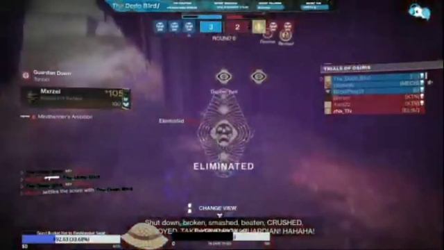 Death to Birds Destiny 2 Trials of Osiris Match смотреть онлайн