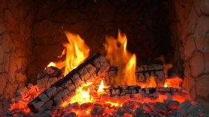 Уютный огонь в камине 🔥 Звуки камина для отдыха
