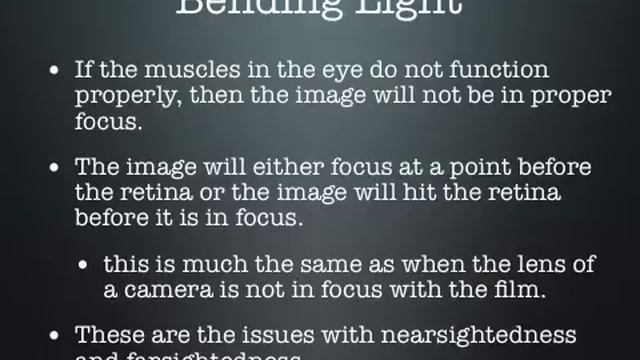 The Eye as Camera grade 8 science смотреть онлайн