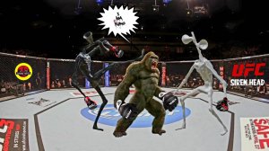 SIREN HEAD on UFC. Сиреноголовый на UFC. Бой чемпионов.