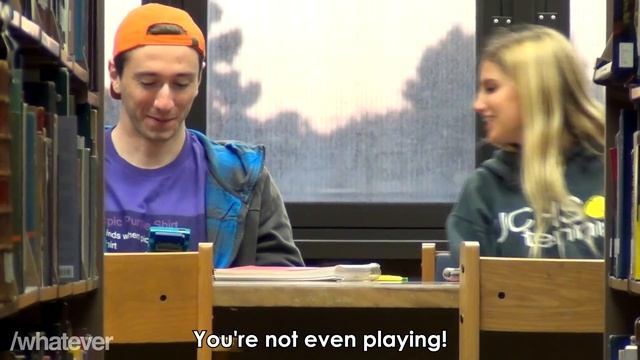 Playing Pokemon In The Library смотреть онлайн