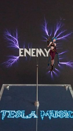 Imagine Dragons & JID - Enemy Tesla Music #2025 #video #shorts #short #shortvideo #teslamusic