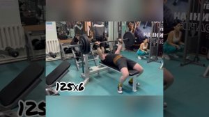 Жим лёжа. Абдуллин Марат. 125 кг.