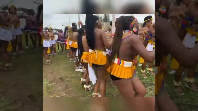 Umlanga Reed Dance Traditional African Zulu Dance смотреть онлайн