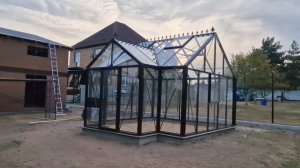 Теплица с тамбуром ГринериЛайф Т-Синьор 16 _092024