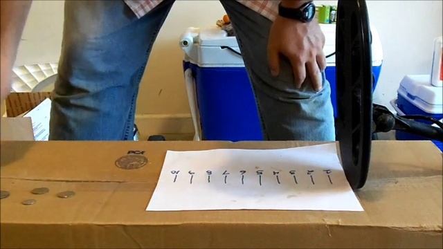 Bounty Hunter Platinum 11inch DD Coil Test.. смотреть онлайн