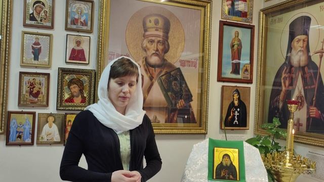 Тропарь и величание преподобному Гавриилу (Ургебадзе) (на жестовом языке)