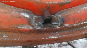 Трактор т-25 .Ремонт диска заднего колеса