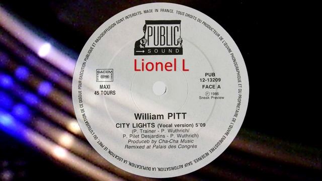 City Lights Vocal Version - William Pitt